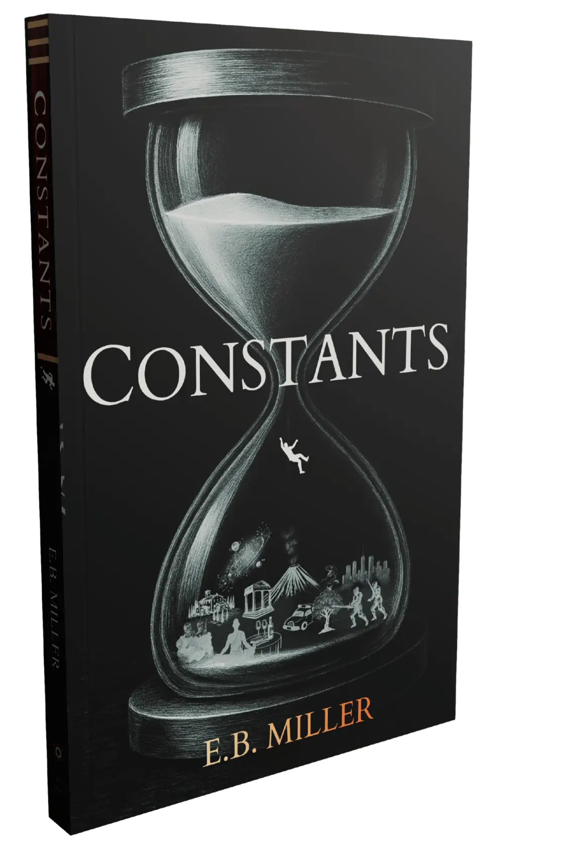 3d mockup of cover of Constants by EB Miller